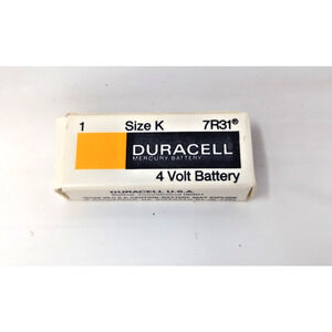 Duracell Mallory Mercury Battery 7R31 Size K Kodak 4 Volts fast shipping